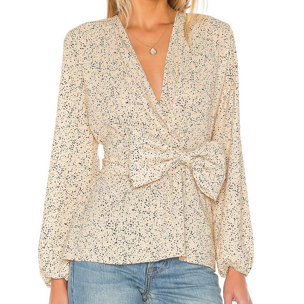 Esme Blouse in Nude & Black Dot
RESA